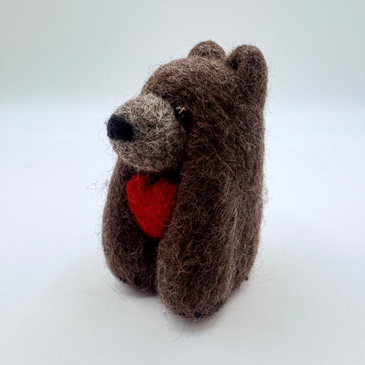 Grizzly Bear With Heart