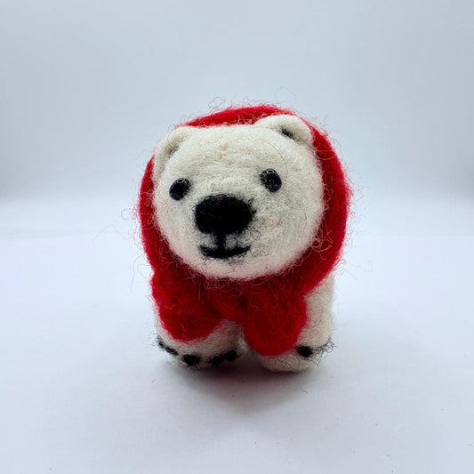 Holiday Polar Bear with lights