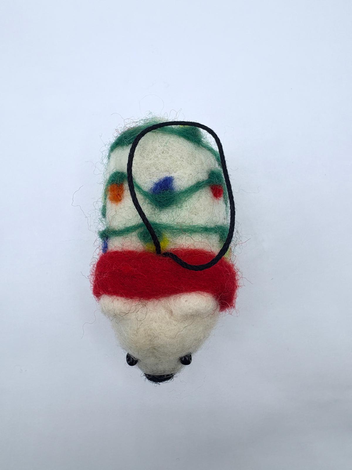 Holiday Polar Bear with lights