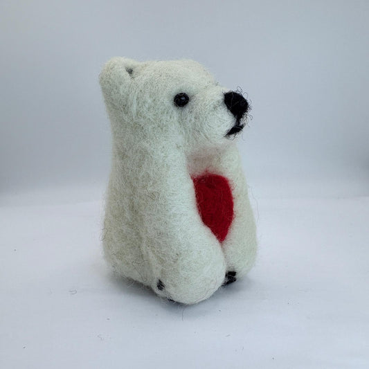 Polar Bear with Heart