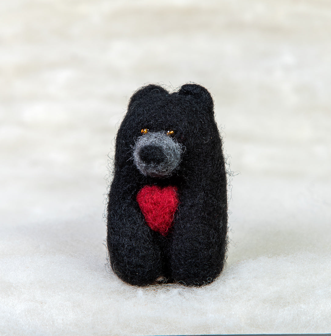 Black Bear with Heart
