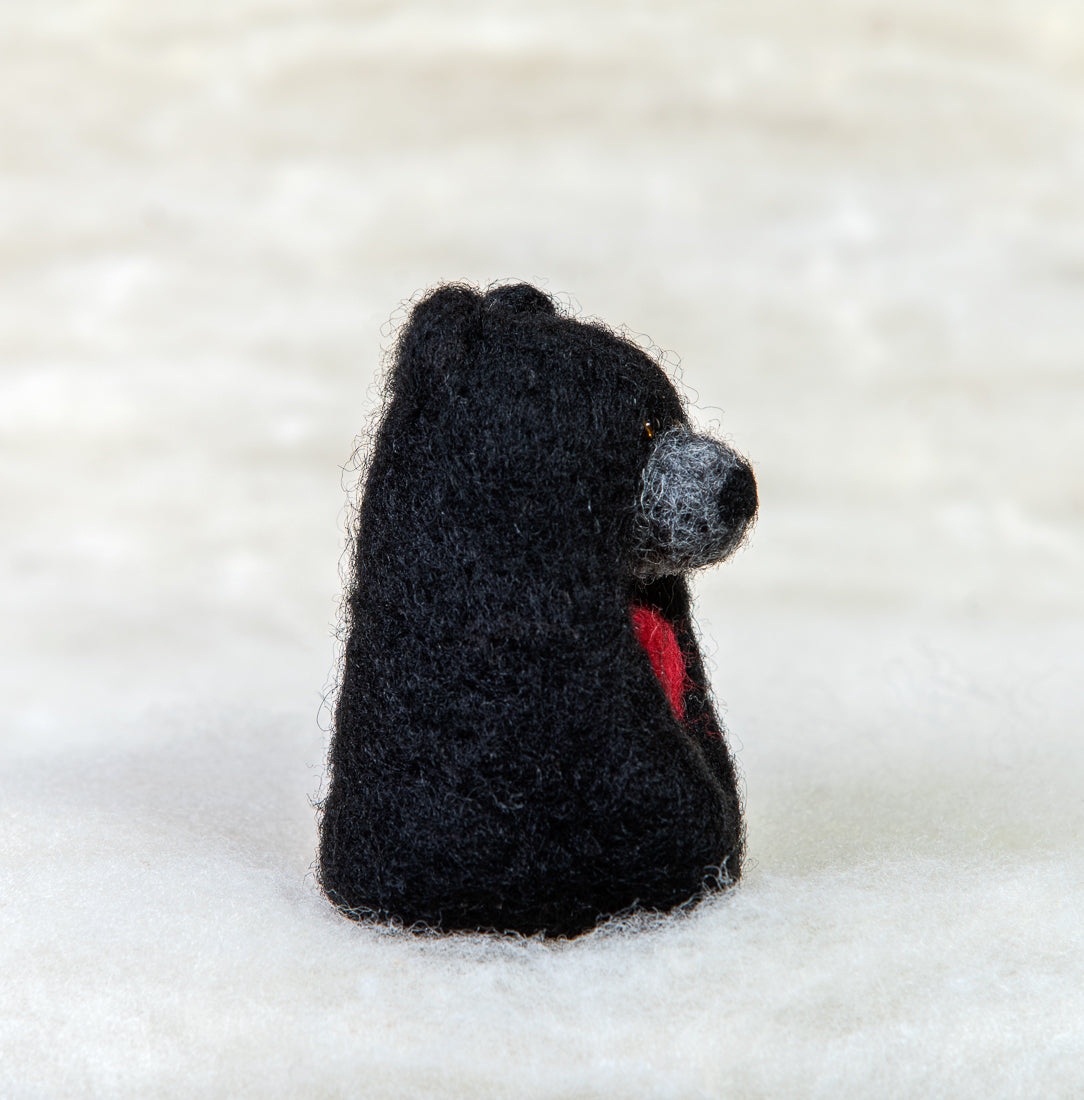 Black Bear with Heart