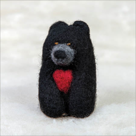 Black Bear with Heart