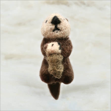 Otter with pup
