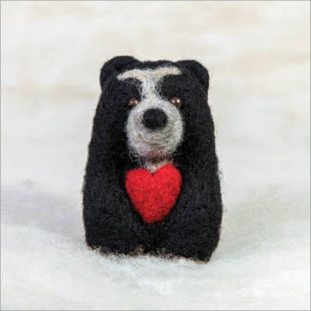 Spectacled Bear with Heart
