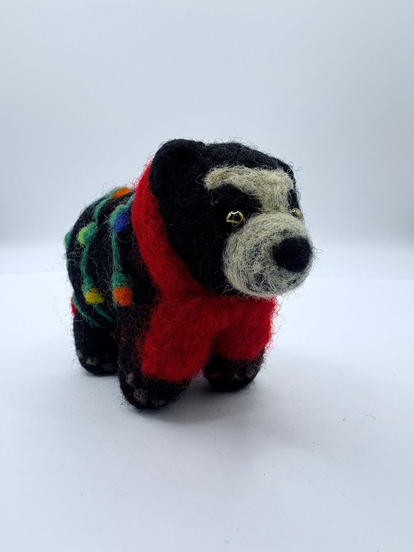 Holiday Spectacled Bear with lights