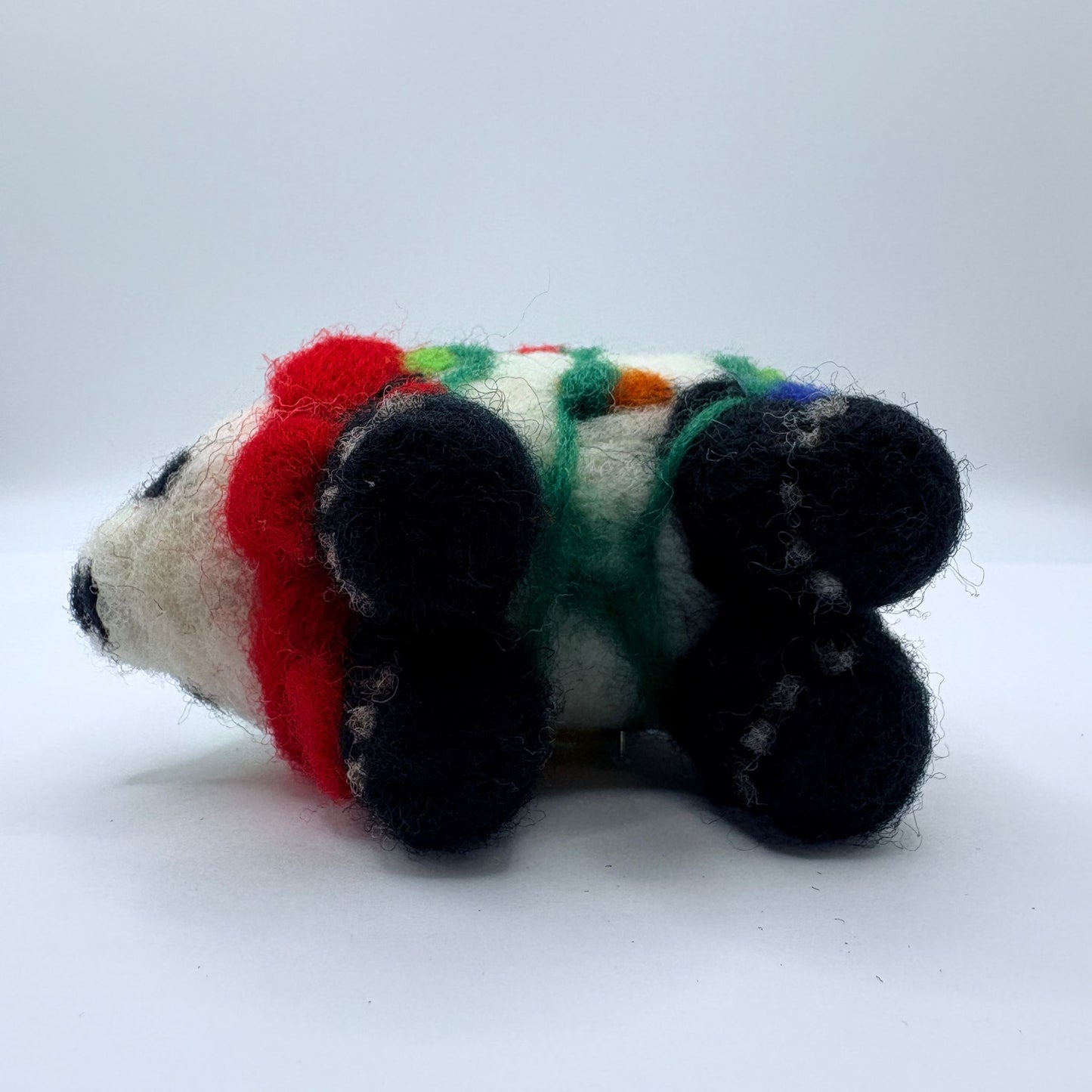 Holiday Panda with lights