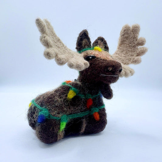 Moose with Lights