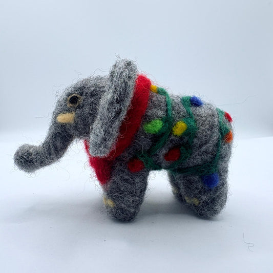 Elephant with lights