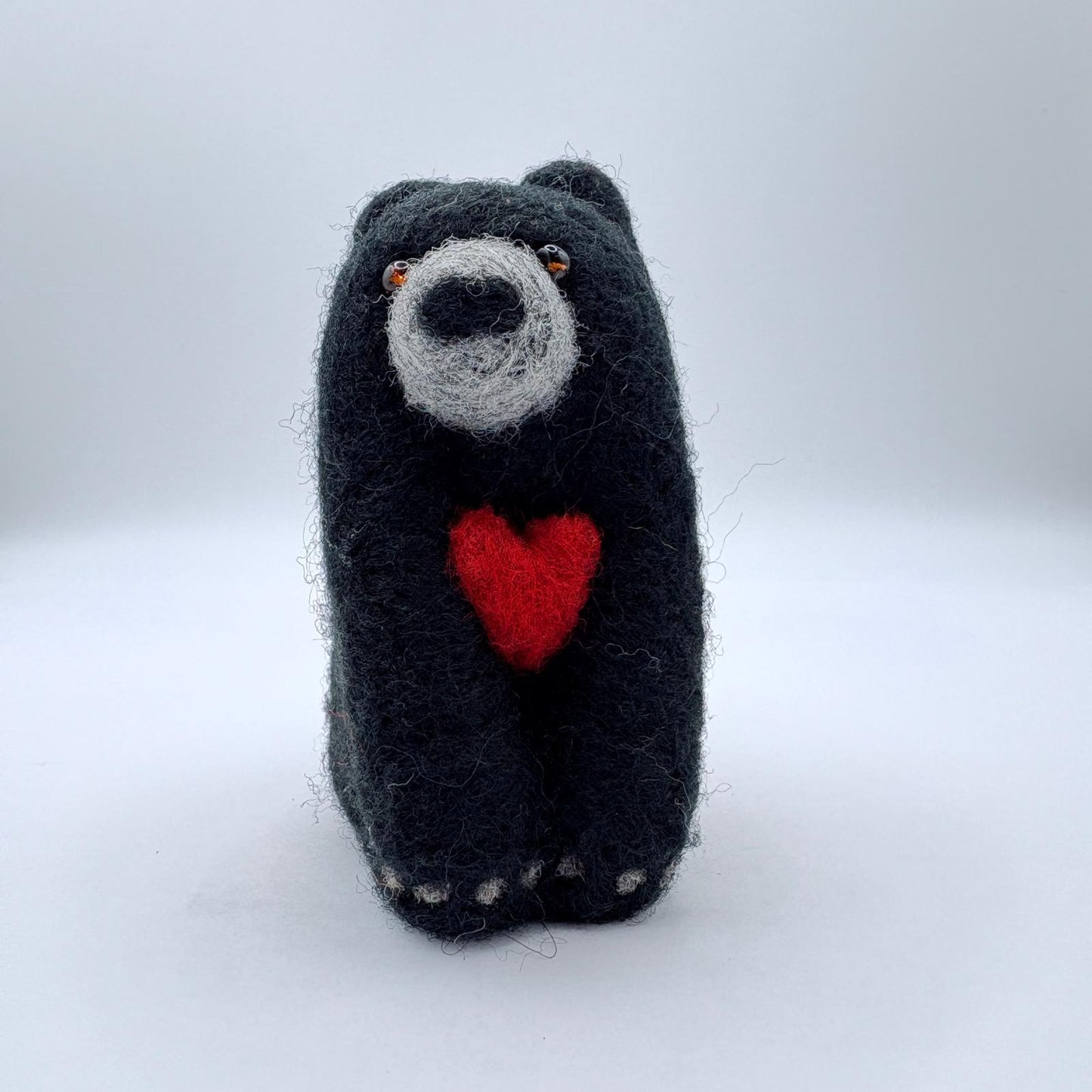 Black Bear with Heart