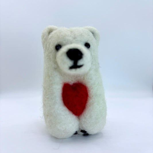 Polar Bear with Heart