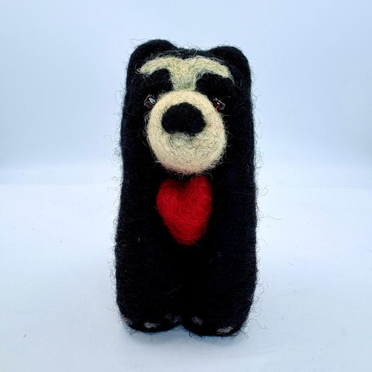 Spectacled Bear with Heart