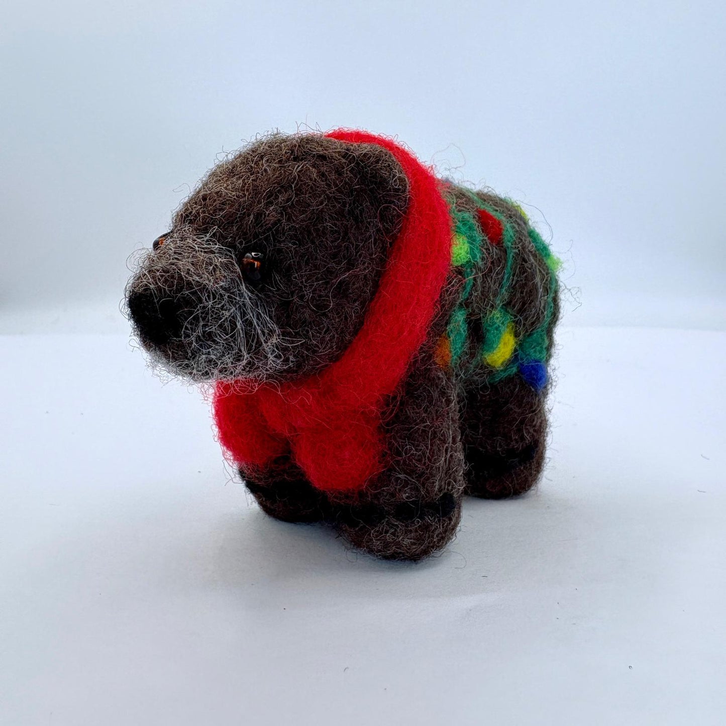 Holiday Grizzly with lights