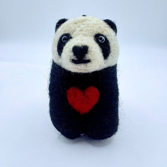 Panda Bear with Heart