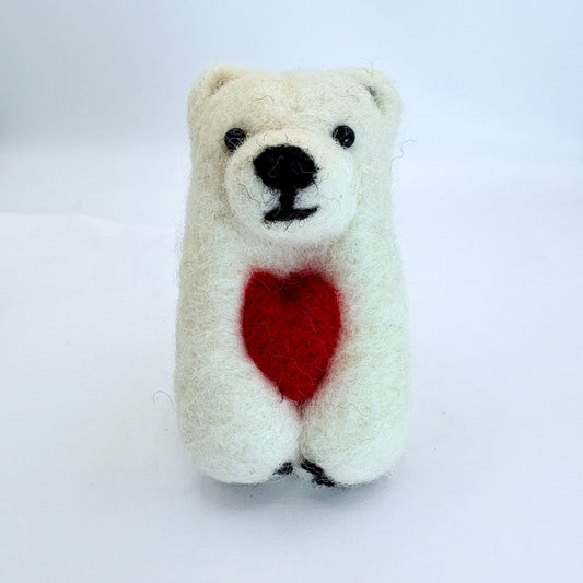 Polar Bear with Heart