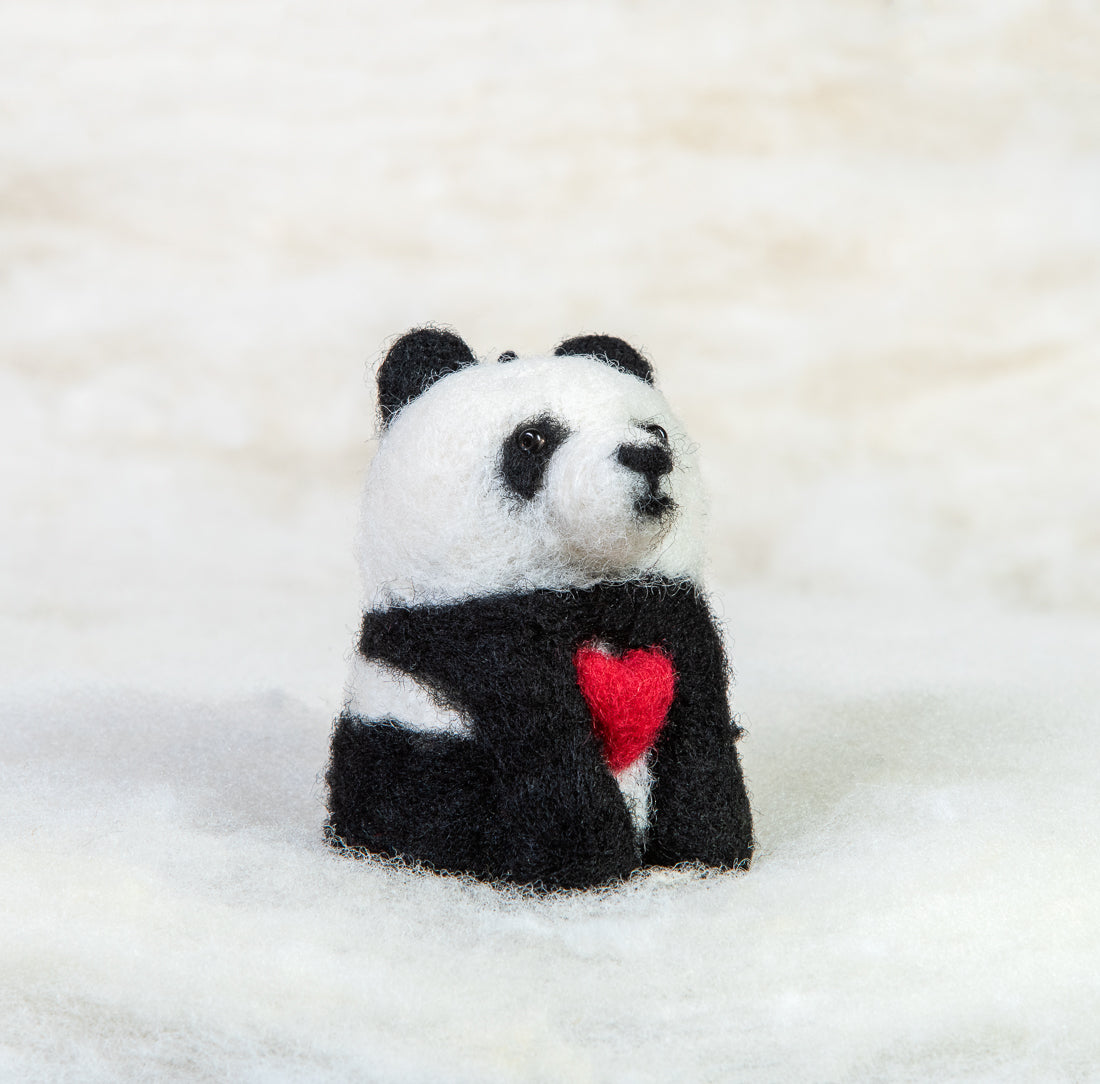 Panda Bear with Heart